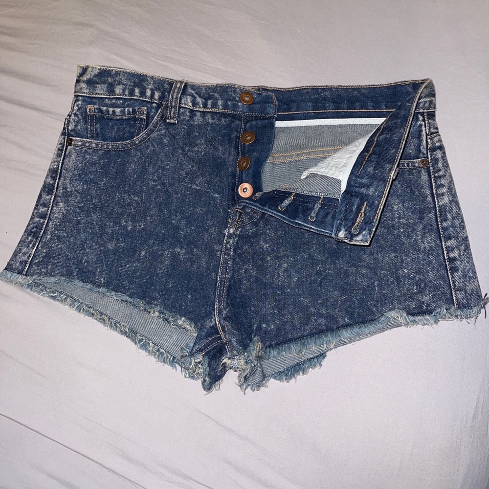 Forever 21 Acid Wash Shorts Size 30